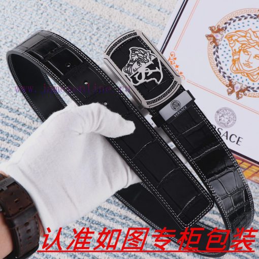Men's belt VersaceMen's leather belt is made of 100% head layer cowhide, ensuring that the 2 sxz87g52 - Image 7
