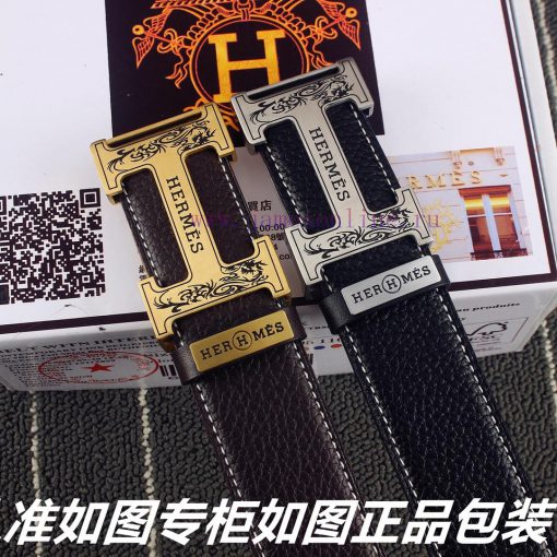 Belt Hermes Her...mes️The waistband is made of 100% cowhide, ensuring genuine leather. The 2 y3m2p7yu - Image 9