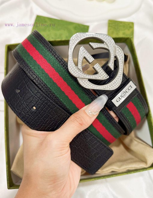 Belt Gucci Gucci️Belt made of 100% head layer cowhide, guaranteed genuine leather, 24k diamo lufax24r