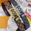 Belt LV Louis Vuitton Top Remakes-The belt is made of 100% imported original cowhide, ensuri 86g1ri2d