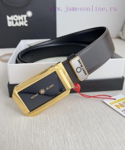 Montblanc Montblanc ️ Belt and beltBuckle, new original classic boutique two-color buckle, p 67alxk8z