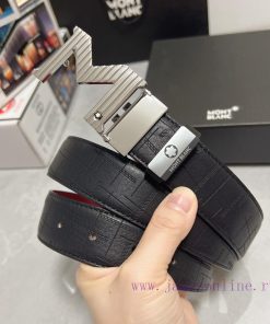 MontblancMaterial: Leather Belt with 100% Head Layer. The leather belt is guaranteed to be g 7i08y85y