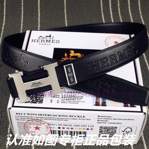 Hermes Her..mesIdentify and receive a punch as a giftMaterial: 100% head layer cowhide belt, x140o90l - Image 7