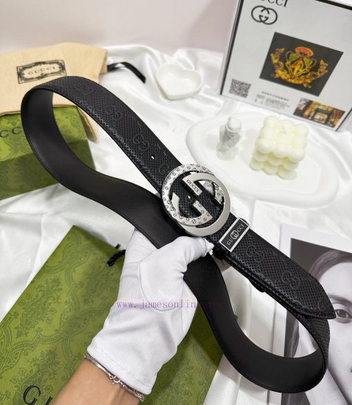 Belt Gucci Gucci️The waistband is made of 100% cowhide, ensuring genuine leather. The 24k pu 5ygt6cbr - Image 5