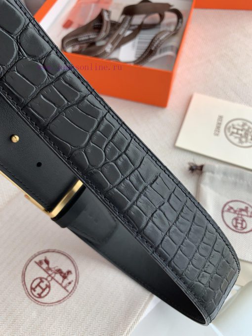 Hermes Hermes️Hanging buckle, classic H-patterned pure steel buckle head, photographed in re m5h9vrnz - Image 6