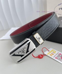 Prada. Prada Belt and BeltsBuckle, classic pure steel material buckle, top layer cowhide, ph 7xswl1ls