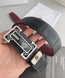 Versace. Versace Belt and BeltsBuckle, classic head acrylic pure steel material buckle, phot f596rsjd