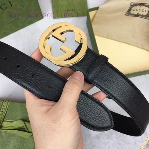 GUCC. I Original Order Quality Mouse Goods Width 4 ⃣. 0 ⃣ Millimeter imported lychee pattern n1sgxfab - Image 5