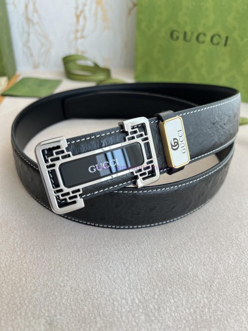 Gucci Gucci Belt ️ BeltHanging buckle, pure steel material buckle head, top layer cowhide, p fz991a9w