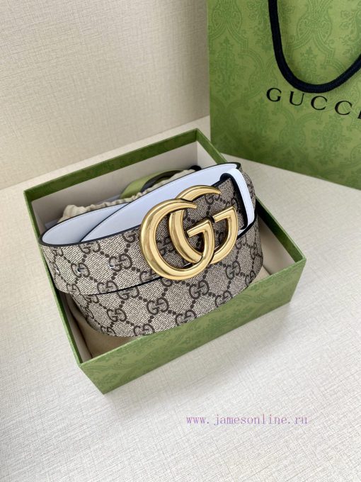 The GUCCI GG Marmont collection with a width of 4.0 cm introduces new styles every season, i gwc1x2js - Image 8