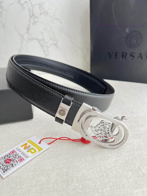Versace Versace. ️ Belt and belt automatic beltAutomatic belt, classic head buckle made of p mwn2votg - Image 2