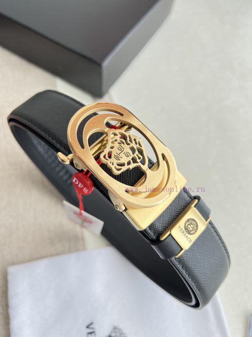 Versace Versace. ️ Belt and belt automatic beltAutomatic belt, classic head buckle made of p zrut1la2 - Image 3