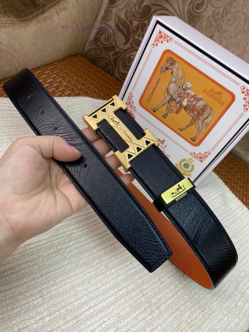 Hermes Hermès CMaterial: Leather Belt with 100% Head Layer. The leather belt is guaranteed t pmh2967y - Image 7