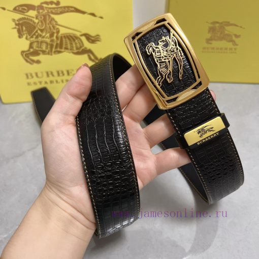 BurberryMaterial: Leather Belt with 100% Head Layer. The leather belt is guaranteed to be ge ke70m87p - Image 3