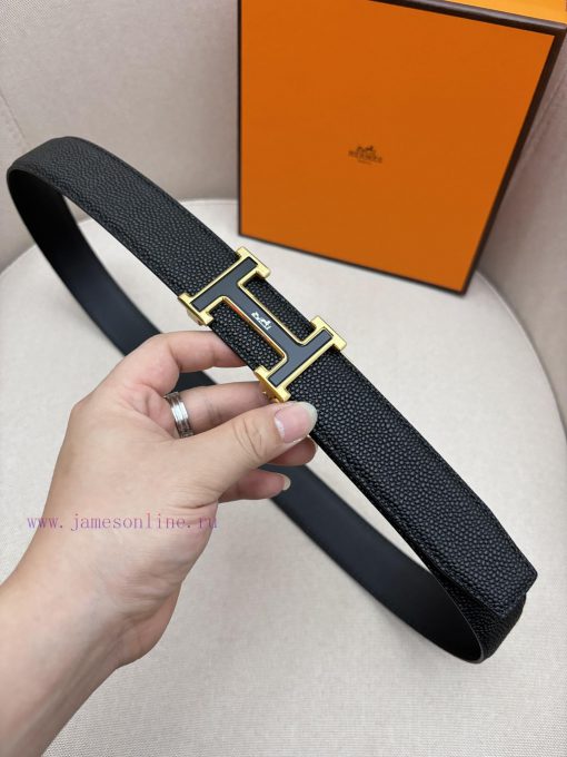 Hermes 3.5cm automatic belt with imported cowhide fabric showcases the popular craftsmanship 6lpqjr0m - Image 2