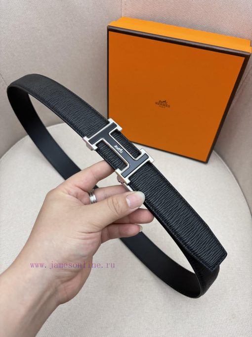Hermes 3.5cm automatic belt with imported cowhide fabric showcases the popular craftsmanship qsva14hx
