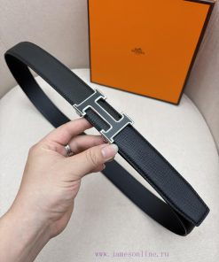 Hermes 3.5cm automatic belt with imported cowhide fabric showcases the popular craftsmanship j13ma4dh