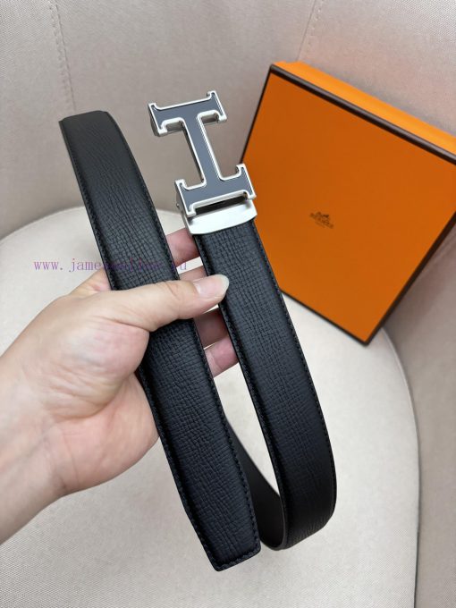 Hermes 3.5cm automatic belt with imported cowhide fabric showcases the popular craftsmanship j13ma4dh - Image 5