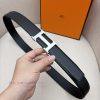 Hermes 3.5cm automatic belt with imported cowhide fabric showcases the popular craftsmanship cuv1odys