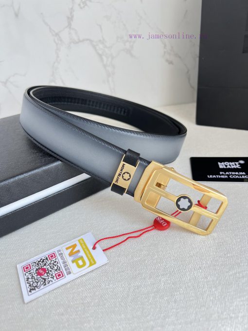 Montblanc Montblanc Belt Automatic BeltAutomatic belt, new pure steel material automatic buc 0yx4l4zm - Image 3