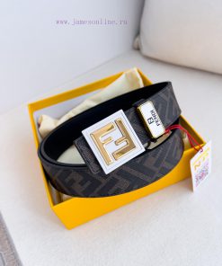 Fendi FENDI ️ Belt and beltBuckle, original classic pure copper boutique letter buckle, phot ekkbyiov