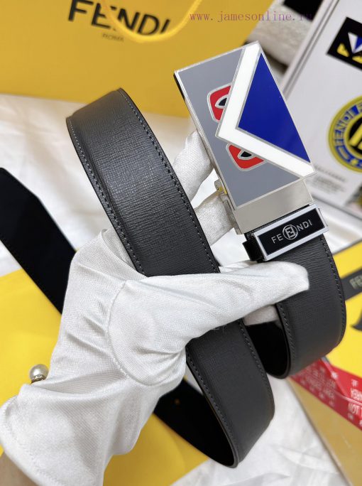 Belt FENDI Fendi ReproductionThe waistband is made of 100% imported top layer cowhide, ensur y258aewg - Image 4
