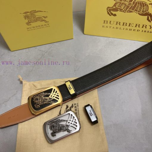 BurberryMaterial: Leather Belt with 100% Head Layer. The leather belt is guaranteed to be ge kmh29boa - Image 2