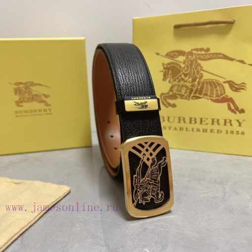 BurberryMaterial: Leather Belt with 100% Head Layer. The leather belt is guaranteed to be ge kmh29boa - Image 4