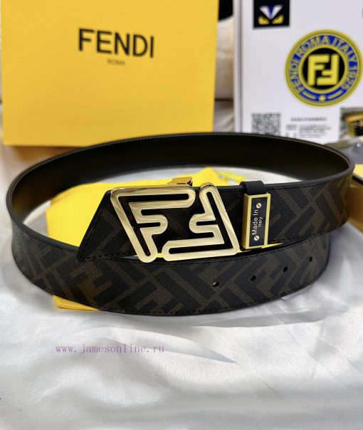 Belt FENDI Fendi ReproductionBelt made of 100% top layer cowhide, ensuring genuine leather d ytkj64ef - Image 4