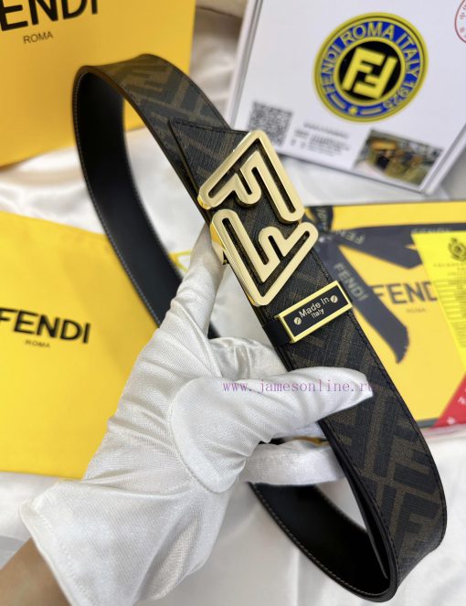 Belt FENDI Fendi ReproductionBelt made of 100% top layer cowhide, ensuring genuine leather d tvlfj4gn - Image 10