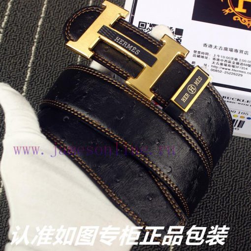 Hermes Her.. Mes ️ Ostrich patternIdentify and receive a punch as a giftMaterial: 100% head 9ubl9zhl - Image 3