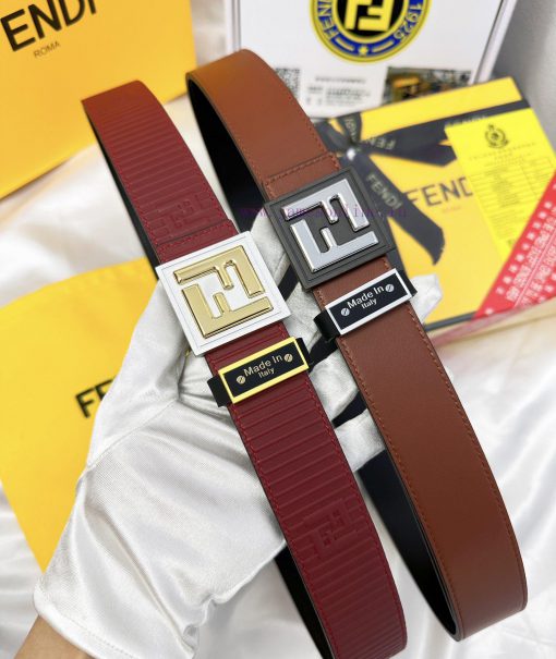 Belt FENDI Fendi ReproductionThe waistband is made of 100% cowhide, ensuring a double layere l5e82w4p - Image 9
