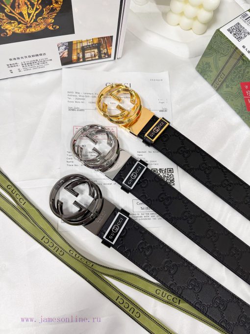 Belt Gucci Gucci️Belt made of 100% head layer cowhide, guaranteed genuine leather, 24k rotat ttv01bi8 - Image 2