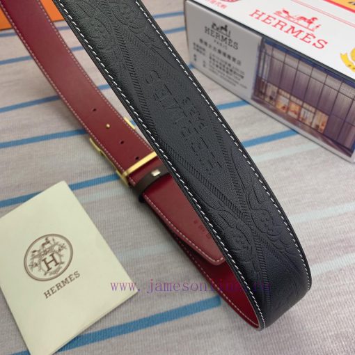 Hermes Hermès Material: Leather Belt with 100% Head Layer. The leather belt is guaranteed to 1yadzcc7 - Image 9