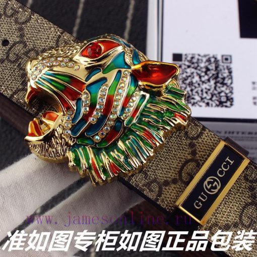Gucci. Gucci Tiger HeadIdentify and receive a punch as a giftThe material is made of 100% to t55fhc94 - Image 6