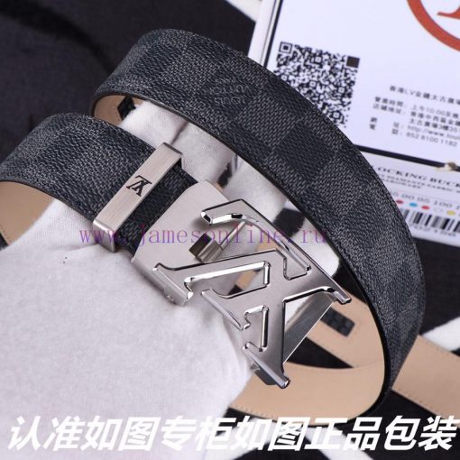 Lv... Louis Vuitton automatic buckleIdentify and receive a punch as a giftThe material is 10 866uupzs - Image 5