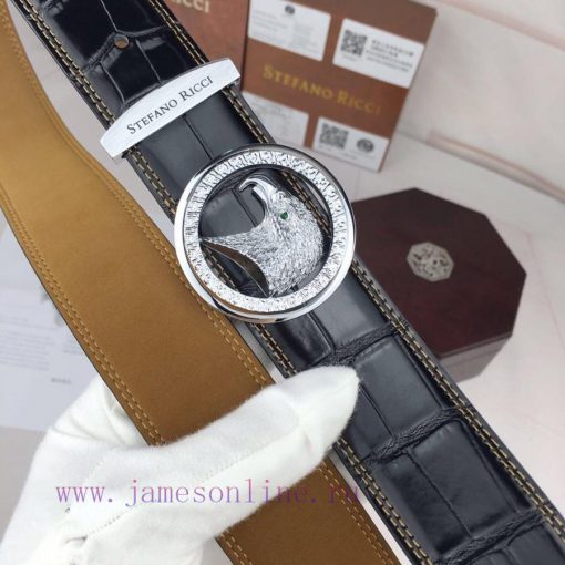 Stephen Stefaoo Ricci️New crocodile patternGrade: Italian imported 100% top layer cowhide, S 8e6818jz - Image 7