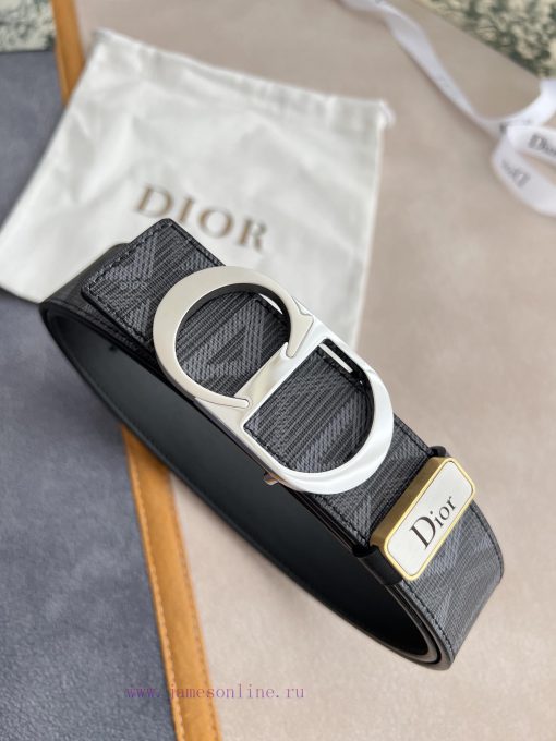 Dior Dior. Belt and beltBuckle, original classic two-color buckle, photographed in real life l4hyvr9h - Image 4