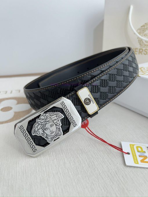Versace. Versace Belt and BeltsHanging buckle, classic human head made of pure steel materia 90i7mue0 - Image 2