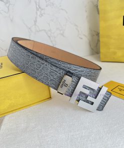 Fendi FENDI ️ Belt and beltBuckle, original classic pure copper boutique letter buckle, phot 24qjdczy