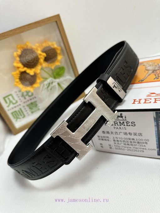 Hermes Hermès  Material: Leather Belt with 100% Head Layer. The leather belt is guaranteed t kr1muwrv - Image 8
