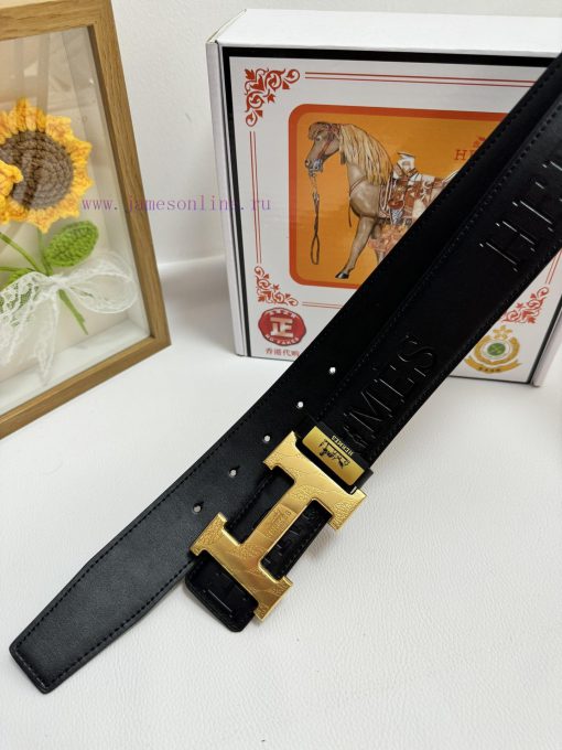 Hermes Hermès  Material: Leather Belt with 100% Head Layer. The leather belt is guaranteed t l453kdf7 - Image 9
