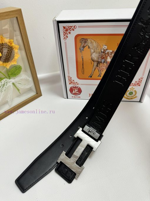 Hermes Hermès  Material: Leather Belt with 100% Head Layer. The leather belt is guaranteed t l453kdf7 - Image 10