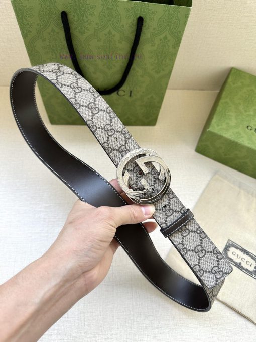 Width 4.0 GUCCI historical details and modern elements are the focus of Gucci's latest colle w6pxa20g - Image 7