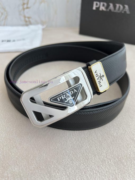 Prada PRADA Belt Automatic BeltAutomatic belt, classic acrylic pure steel material automatic fu4wqdi7 - Image 2