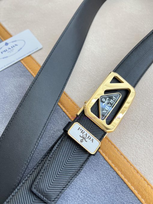 Prada PRADA Belt Automatic BeltAutomatic belt, classic acrylic pure steel material automatic fj2xklww - Image 7