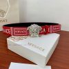 Width 4.0cm Versace popular cross print with classic head. This belt features a striking Med dzduoh9f