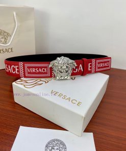 Width 4.0cm Versace popular cross print with classic head. This belt features a striking Med dzduoh9f