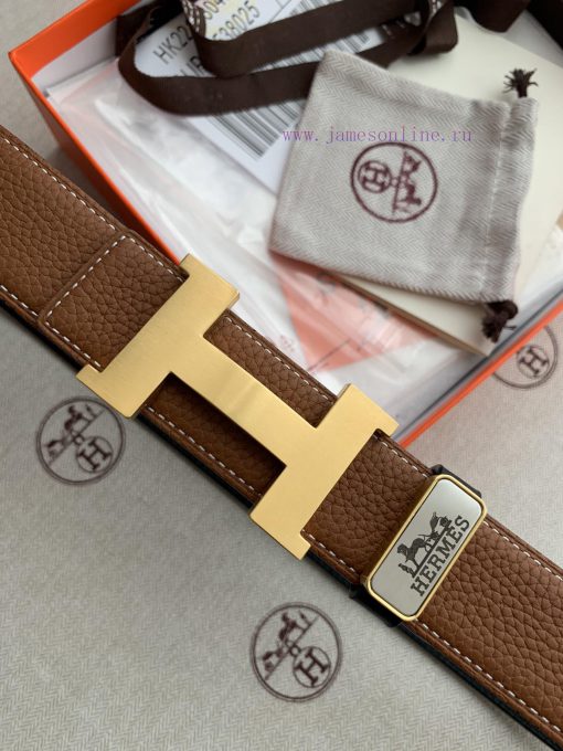 Hermes Hermes️Double sided use of rotating needle buckle, photographed in real lifeMaterial: f1umyx7p - Image 4