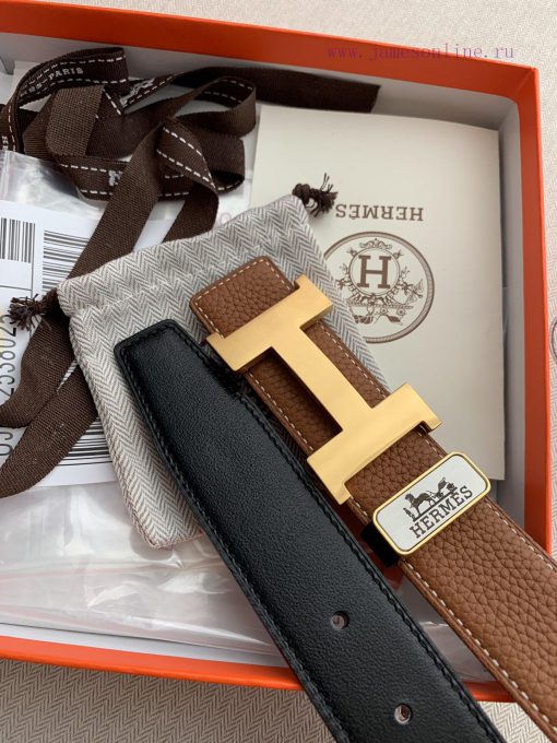 Hermes Hermes️Double sided use of rotating needle buckle, photographed in real lifeMaterial: f1umyx7p - Image 8